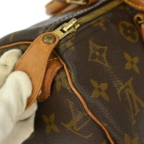 Louis Vuitton Speedy 30 Hand Bag Monogram Canvas M41526 SP1927 YQ03277 - Picture 6 of 10